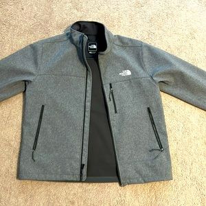 North Face grey jacket,  only worn a few times,  like new.